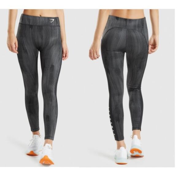 Gymshark Sport Leggings Womens Plus XXL Black Athletic High Rise - Picture 1 of 11